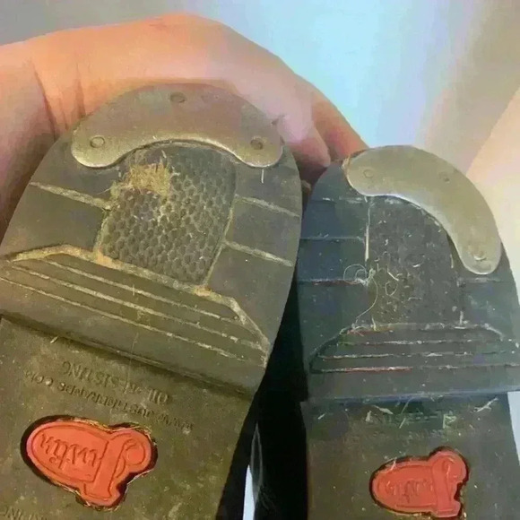 Justin Western Cowboy Work Boots Size 9D made in USA rodeo everyday casual - Picture 9 of 11